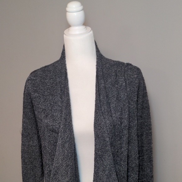 Barefoot Dreams Blue Bamboo Chic Lite Calypso Waterfall Long Sleeve Cardigan S/M - Picture 2 of 14